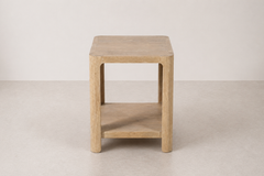 Oak Haven Storage Side Table
