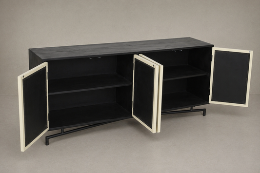 Modern Geometric Sideboard Cabinet