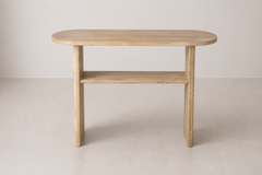 Scandinavian Oak Console Table