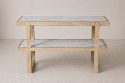 Linden Marble Console Table