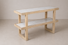 Linden Marble Console Table