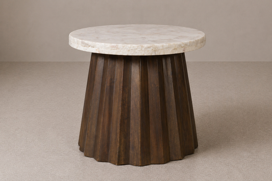 Harbor Marble Accent Table